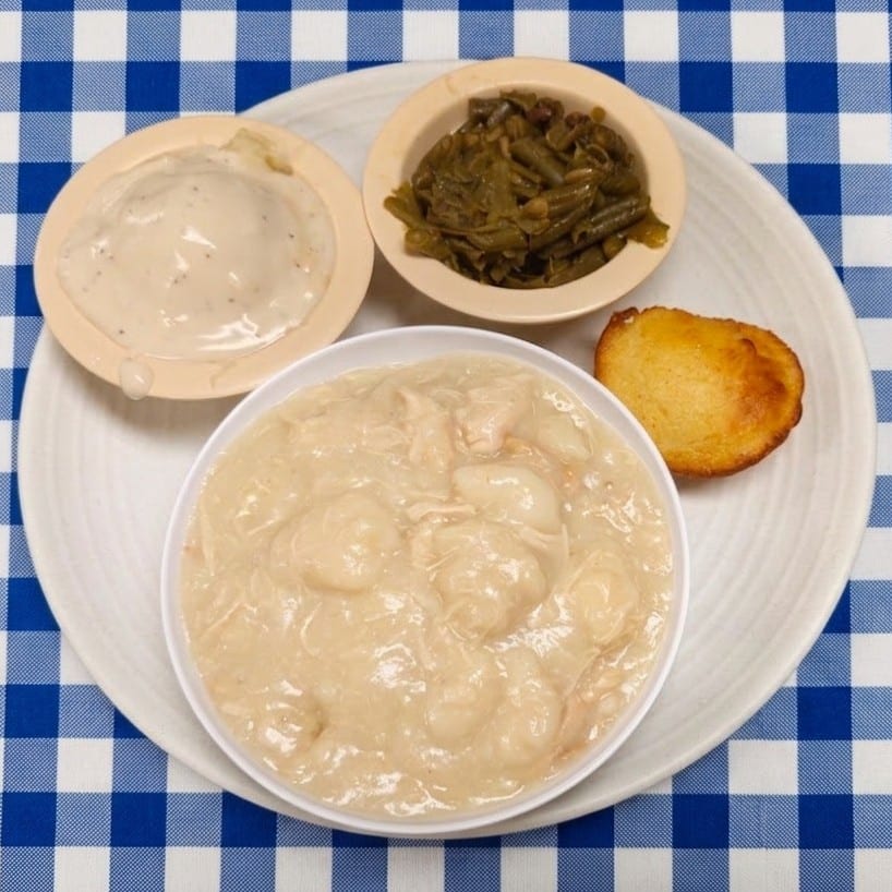 Chicken and Dumplings.