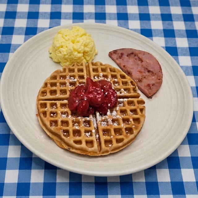 Waffle & Side.